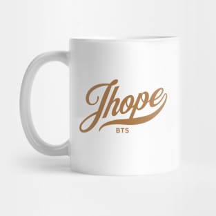 BTS Jhope Jung Hoseok name typography Morcaworks Mug